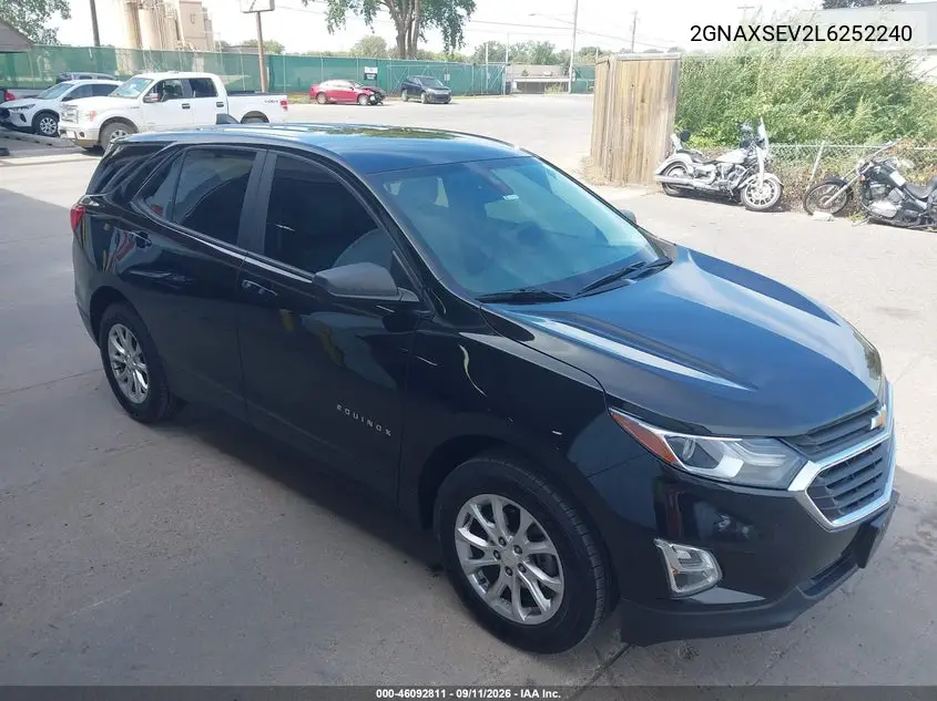 2020 CHEVROLET EQUINOX VIN 2GNAXSEV2L6252240 — фото 6