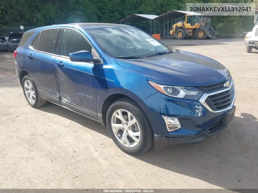CHEVROLET EQUINOX 2020, VIN 3GNAXKEVXLL312941