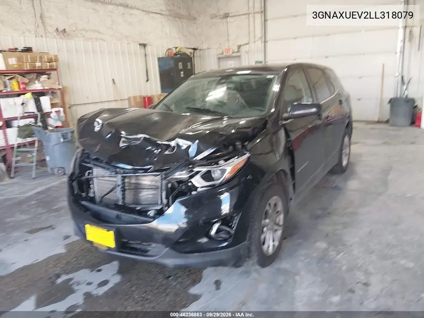2020 CHEVROLET EQUINOX VIN 3GNAXUEV2LL318079 — фото 2