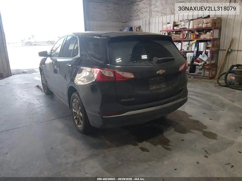 2020 CHEVROLET EQUINOX VIN 3GNAXUEV2LL318079 — фото 3