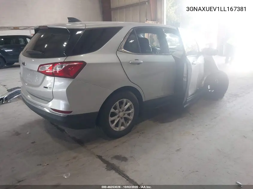 2020 CHEVROLET EQUINOX VIN 3GNAXUEV1LL167381 — фото 4