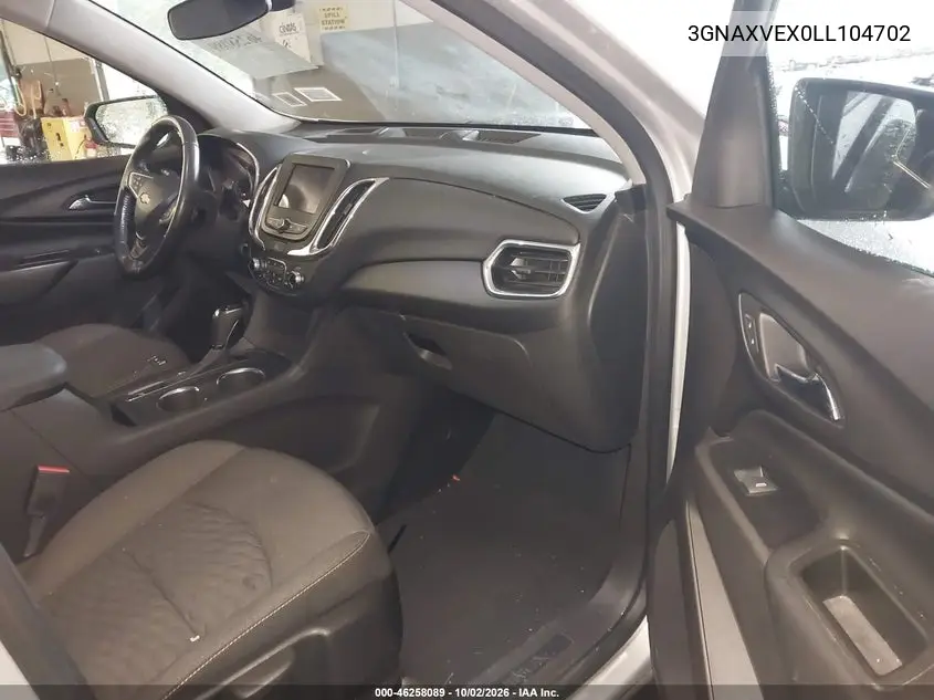 2020 CHEVROLET EQUINOX VIN 3GNAXVEX0LL104702 — фото 5
