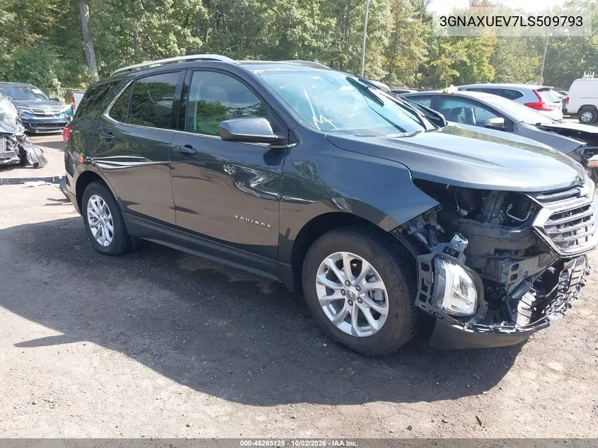 CHEVROLET EQUINOX 2020, VIN 3GNAXUEV7LS509793