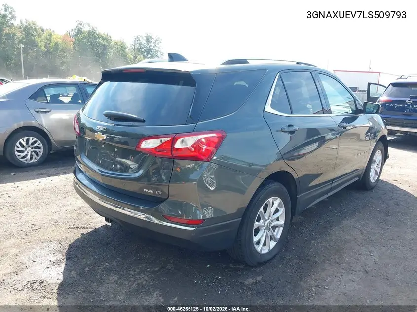 2020 CHEVROLET EQUINOX VIN 3GNAXUEV7LS509793 — фото 4