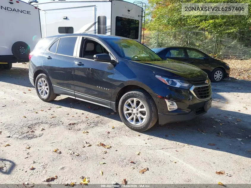 CHEVROLET EQUINOX 2020, VIN 2GNAXSEV2L6257406