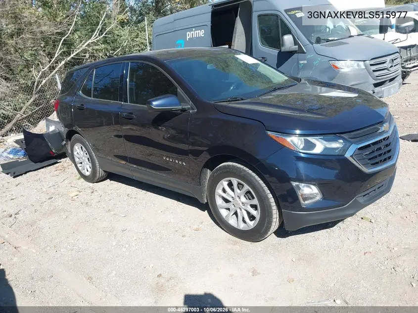 CHEVROLET EQUINOX 2020, VIN 3GNAXKEV8LS515977