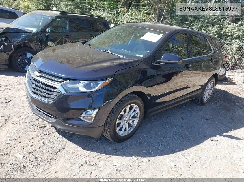 2020 CHEVROLET EQUINOX VIN 3GNAXKEV8LS515977 — фото 2
