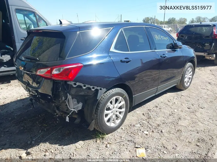 2020 CHEVROLET EQUINOX VIN 3GNAXKEV8LS515977 — фото 4