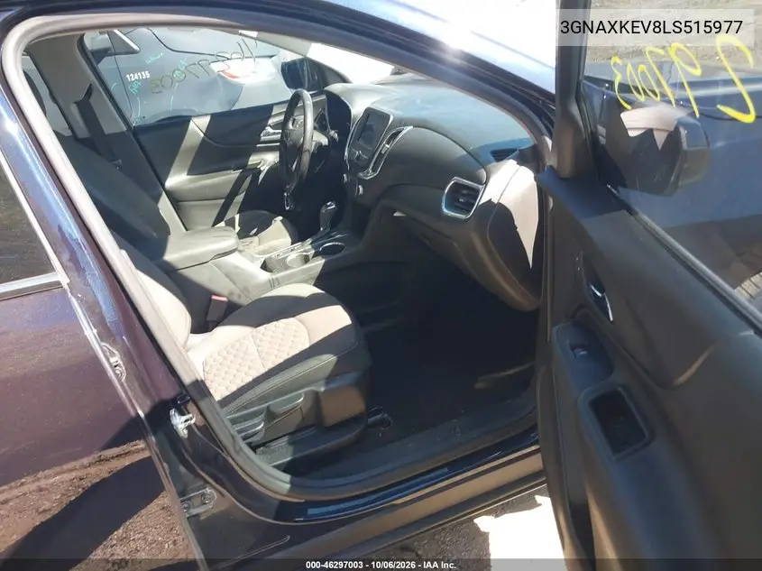 2020 CHEVROLET EQUINOX VIN 3GNAXKEV8LS515977 — фото 5
