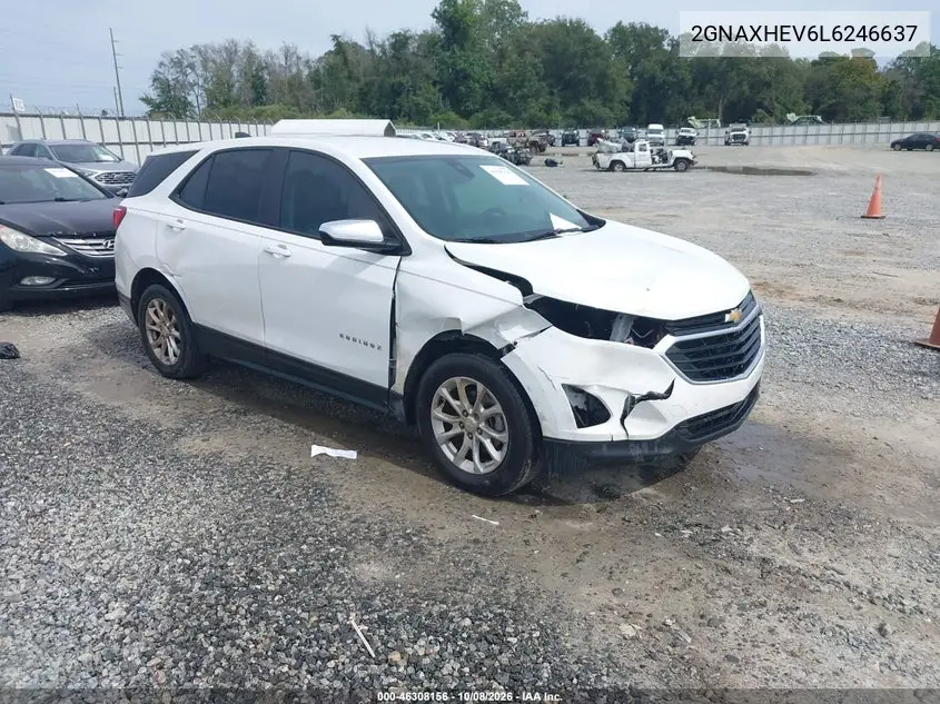 CHEVROLET EQUINOX 2020, VIN 2GNAXHEV6L6246637