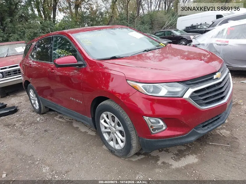 CHEVROLET EQUINOX 2020, VIN 3GNAXKEV2LS589136