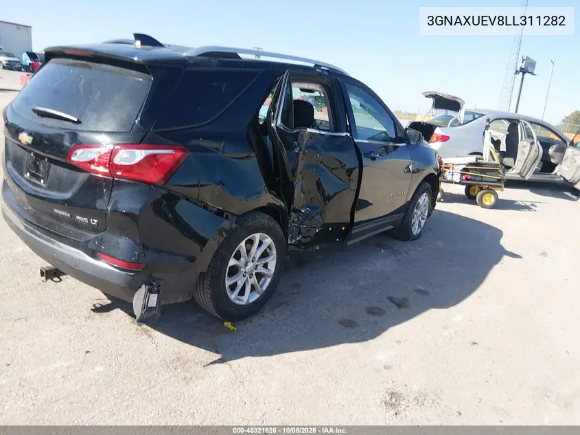2020 CHEVROLET EQUINOX VIN 3GNAXUEV8LL311282 — фото 4