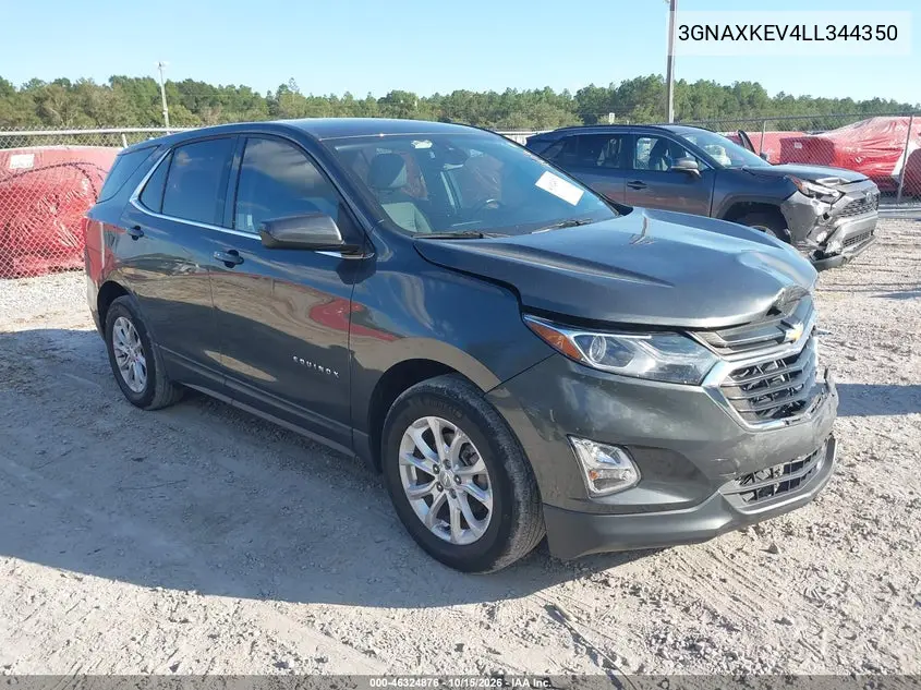 CHEVROLET EQUINOX 2020, VIN 3GNAXKEV4LL344350