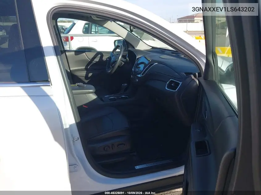 2020 CHEVROLET EQUINOX VIN 3GNAXXEV1LS643202 — фото 5