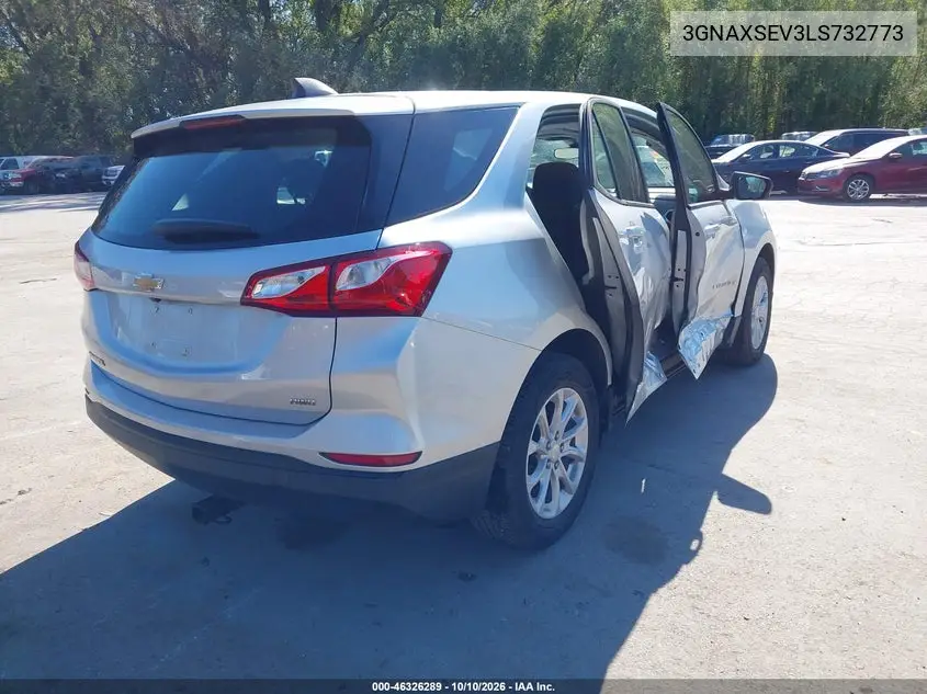 2020 CHEVROLET EQUINOX VIN 3GNAXSEV3LS732773 — фото 4