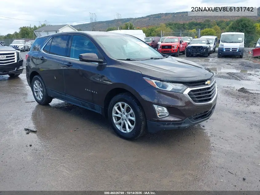 CHEVROLET EQUINOX 2020, VIN 2GNAXUEV8L6131742