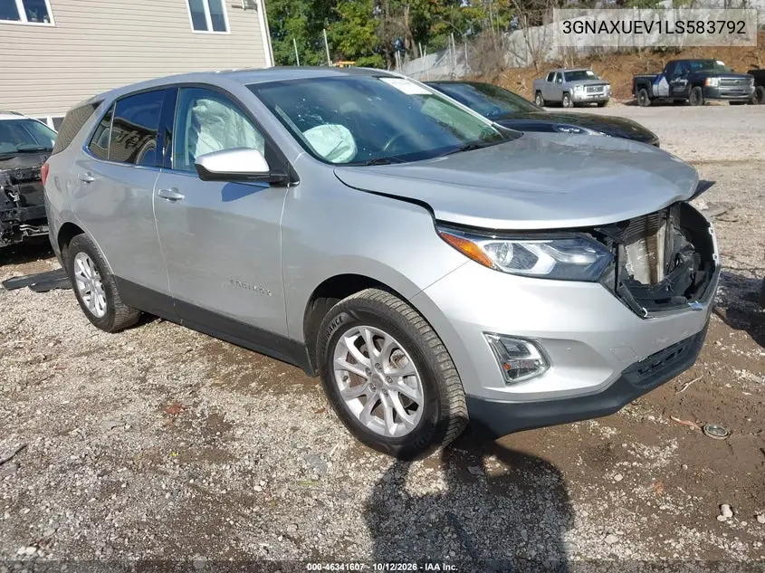 CHEVROLET EQUINOX 2020, VIN 3GNAXUEV1LS583792