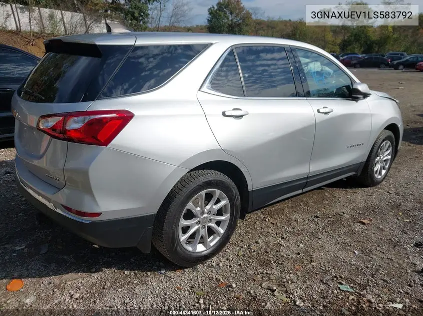 2020 CHEVROLET EQUINOX VIN 3GNAXUEV1LS583792 — фото 4