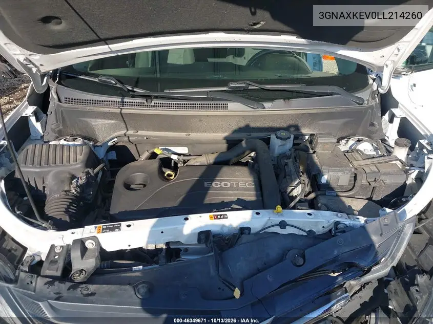 2020 CHEVROLET EQUINOX VIN 3GNAXKEV0LL214260 — фото 10
