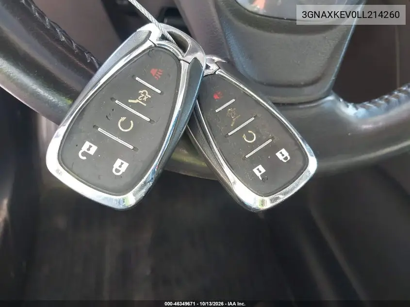 2020 CHEVROLET EQUINOX VIN 3GNAXKEV0LL214260 — фото 11