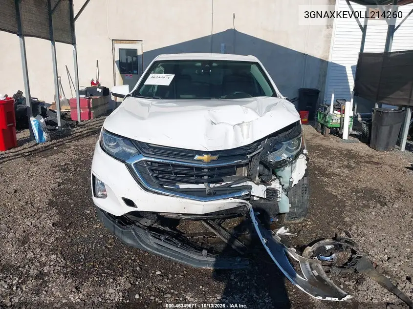 2020 CHEVROLET EQUINOX VIN 3GNAXKEV0LL214260 — фото 12