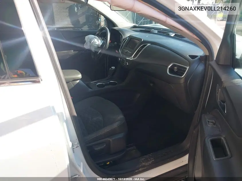 2020 CHEVROLET EQUINOX VIN 3GNAXKEV0LL214260 — фото 5
