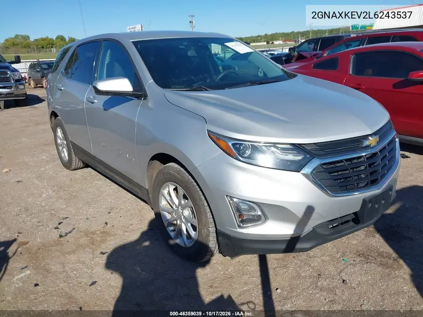 CHEVROLET EQUINOX 2020, VIN 2GNAXKEV2L6243537