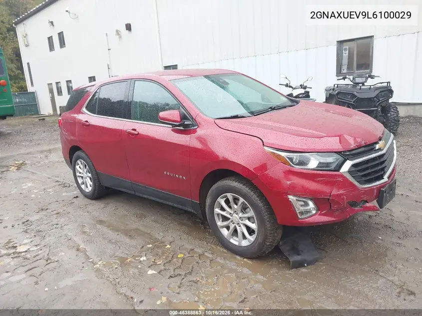 CHEVROLET EQUINOX 2020, VIN 2GNAXUEV9L6100029
