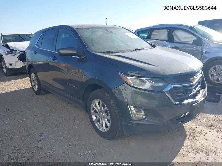 CHEVROLET EQUINOX 2020, VIN 3GNAXUEV8LS583644
