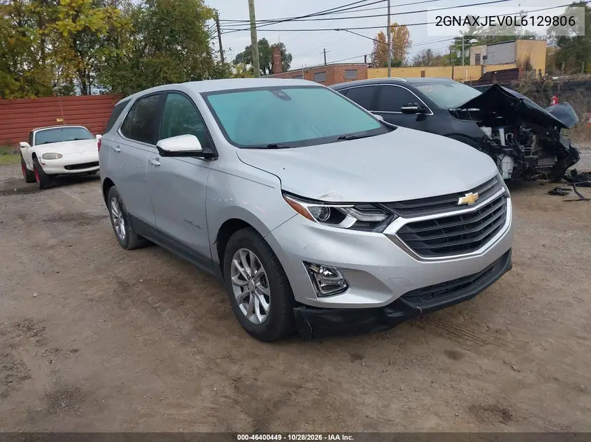 CHEVROLET EQUINOX 2020, VIN 2GNAXJEV0L6129806
