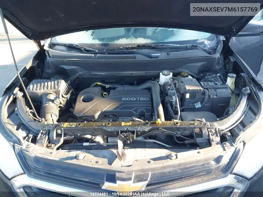 2021 CHEVROLET EQUINOX VIN 2GNAXSEV7M6157769 — фото 10