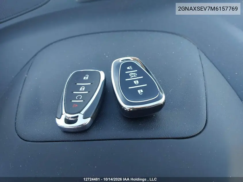 2021 CHEVROLET EQUINOX VIN 2GNAXSEV7M6157769 — фото 11