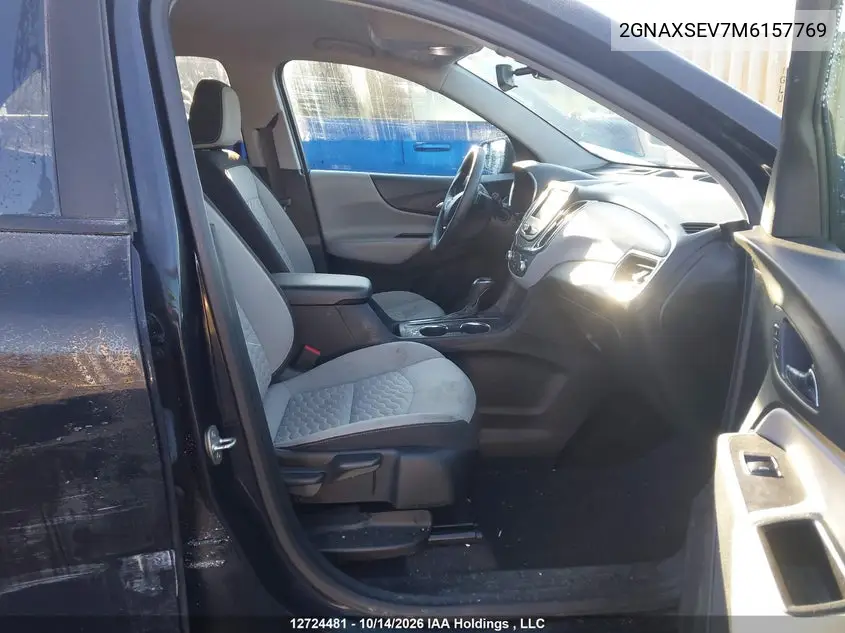 2021 CHEVROLET EQUINOX VIN 2GNAXSEV7M6157769 — фото 5
