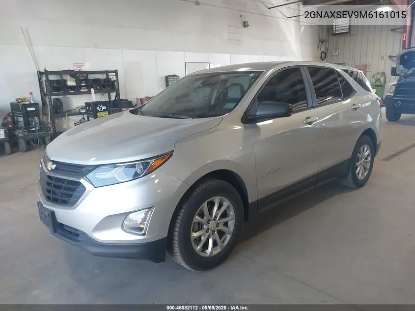 2021 CHEVROLET EQUINOX VIN 2GNAXSEV9M6161015 — фото 2