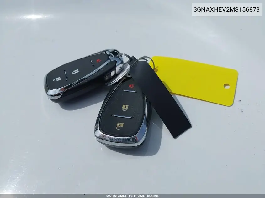 2021 CHEVROLET EQUINOX VIN 3GNAXHEV2MS156873 — фото 11
