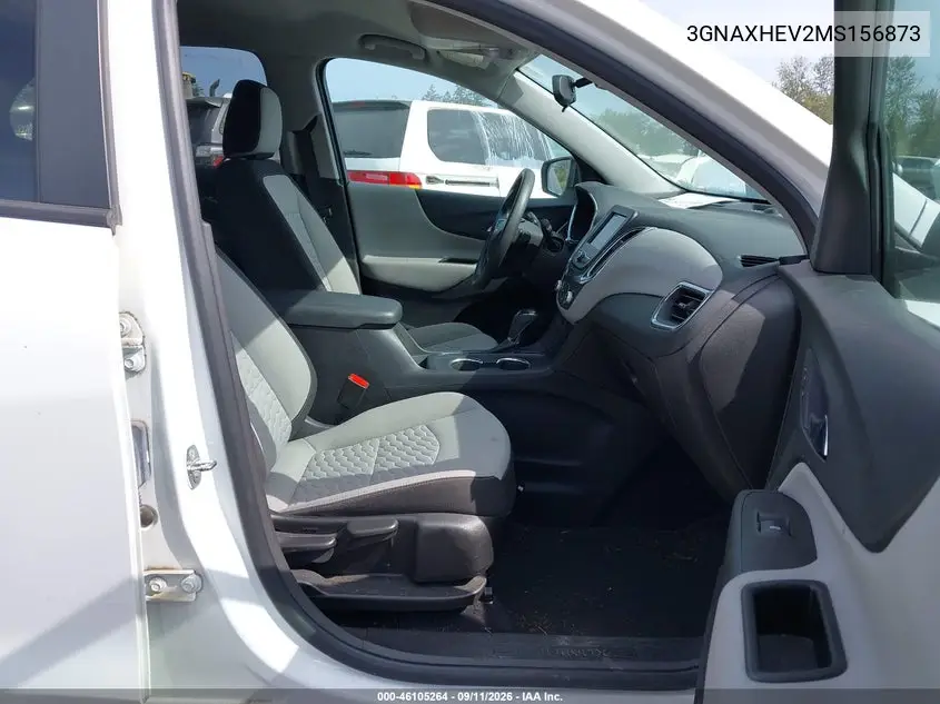 2021 CHEVROLET EQUINOX VIN 3GNAXHEV2MS156873 — фото 5