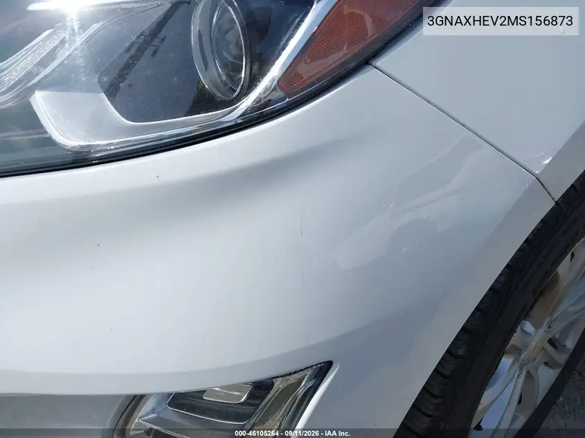 2021 CHEVROLET EQUINOX VIN 3GNAXHEV2MS156873 — фото 6