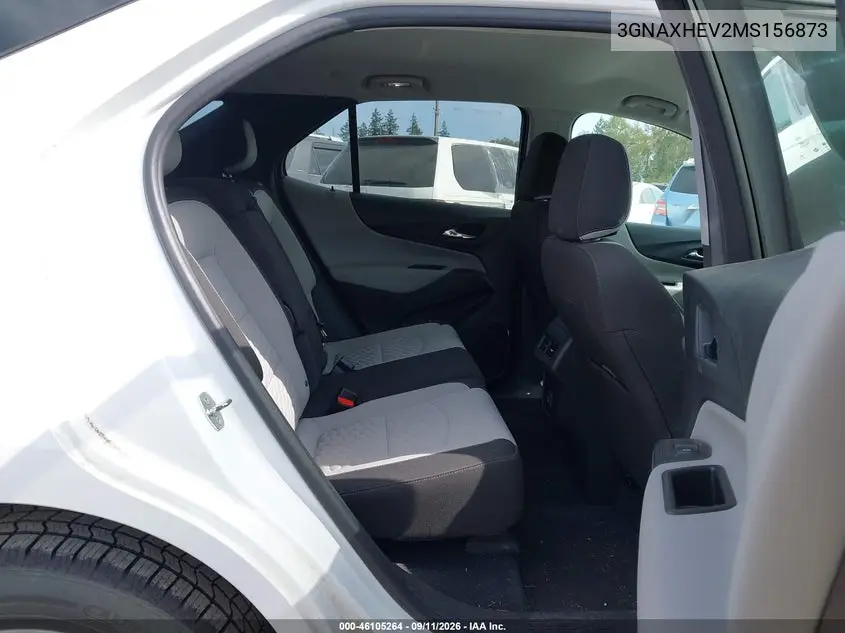 2021 CHEVROLET EQUINOX VIN 3GNAXHEV2MS156873 — фото 8