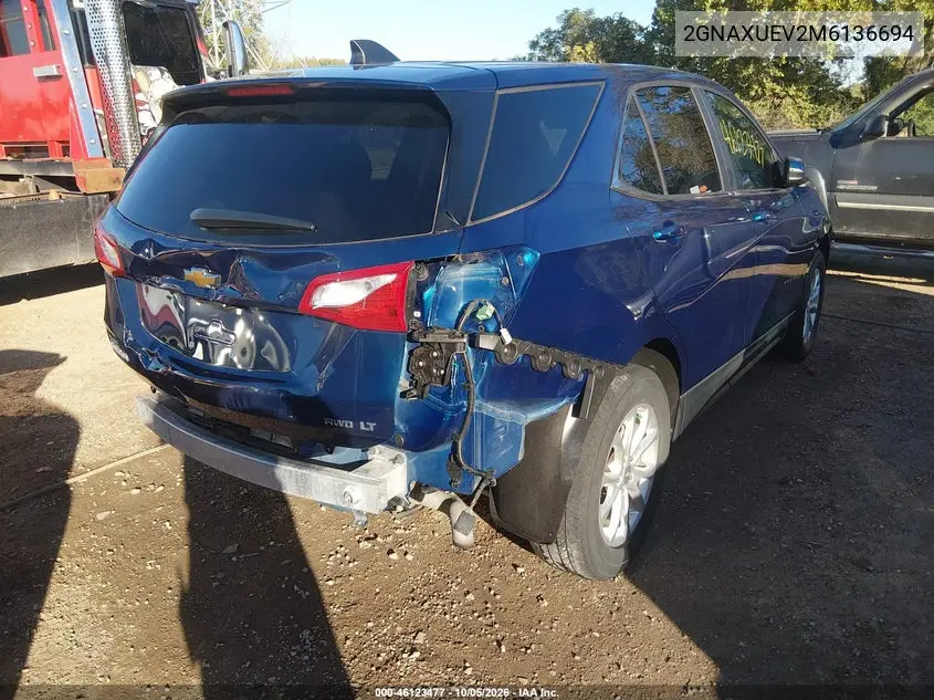 2021 CHEVROLET EQUINOX VIN 2GNAXUEV2M6136694 — фото 4
