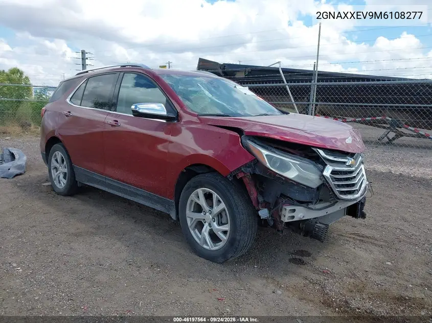 CHEVROLET EQUINOX 2021, VIN 2GNAXXEV9M6108277