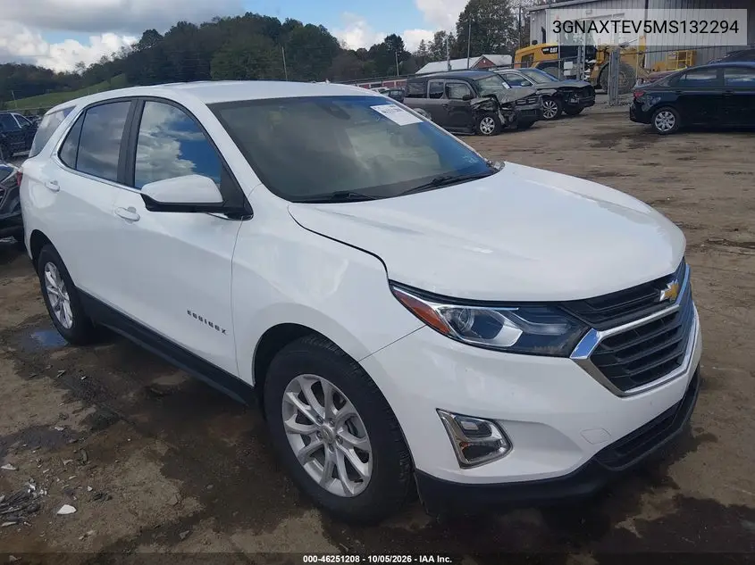 CHEVROLET EQUINOX 2021, VIN 3GNAXTEV5MS132294