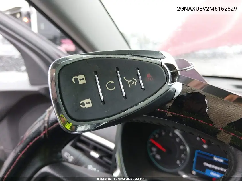 2021 CHEVROLET EQUINOX VIN 2GNAXUEV2M6152829 — фото 11