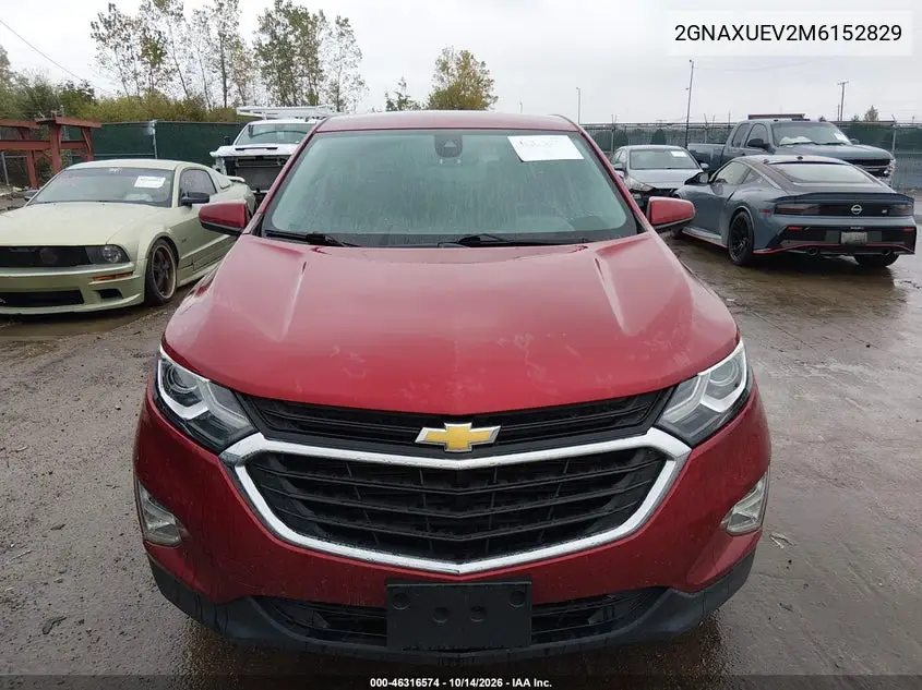 2021 CHEVROLET EQUINOX VIN 2GNAXUEV2M6152829 — фото 13