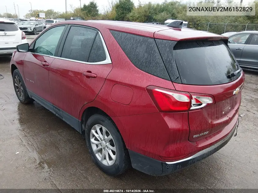 2021 CHEVROLET EQUINOX VIN 2GNAXUEV2M6152829 — фото 3