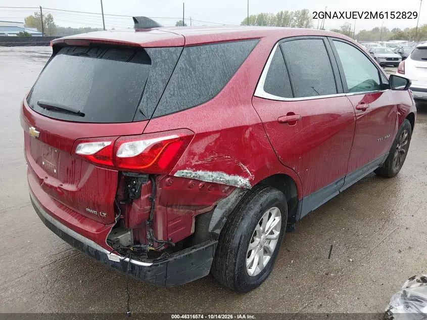 2021 CHEVROLET EQUINOX VIN 2GNAXUEV2M6152829 — фото 4