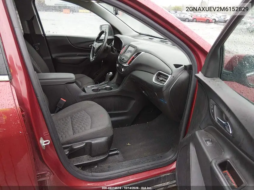 2021 CHEVROLET EQUINOX VIN 2GNAXUEV2M6152829 — фото 5