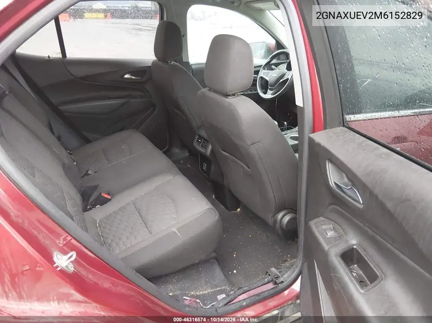 2021 CHEVROLET EQUINOX VIN 2GNAXUEV2M6152829 — фото 8