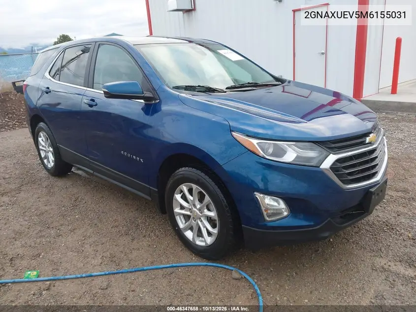 CHEVROLET EQUINOX 2021, VIN 2GNAXUEV5M6155031