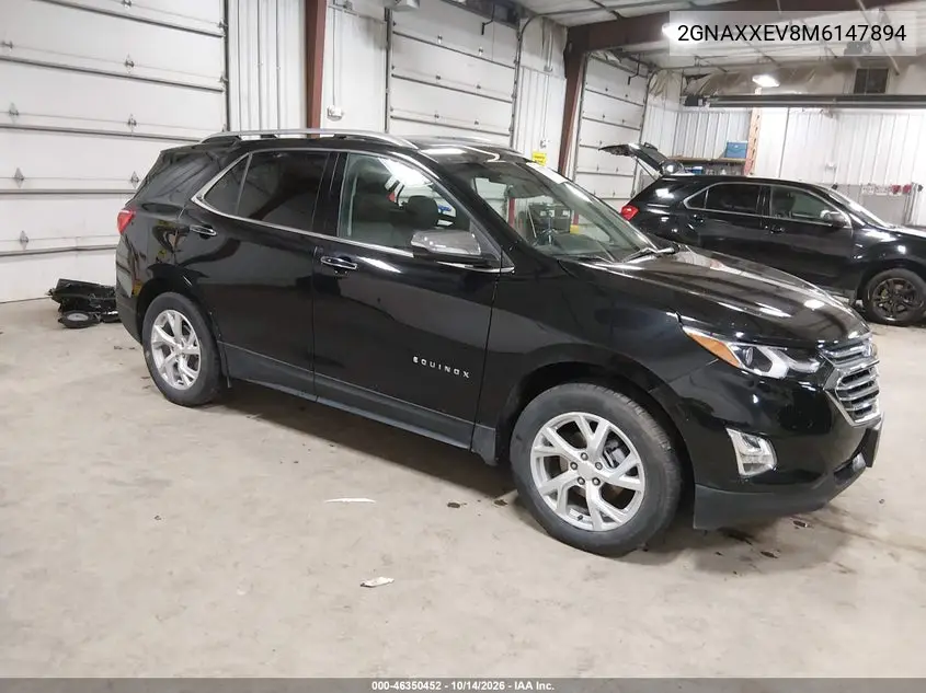 CHEVROLET EQUINOX 2021, VIN 2GNAXXEV8M6147894