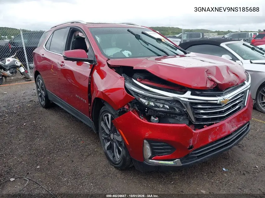 CHEVROLET EQUINOX 2022, VIN 3GNAXNEV9NS185688